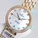 Aaa Replica Omega 8521 De Ville Classic Mop Dial Diamond Bezel Gold Ladies Watch (3)_th.jpg